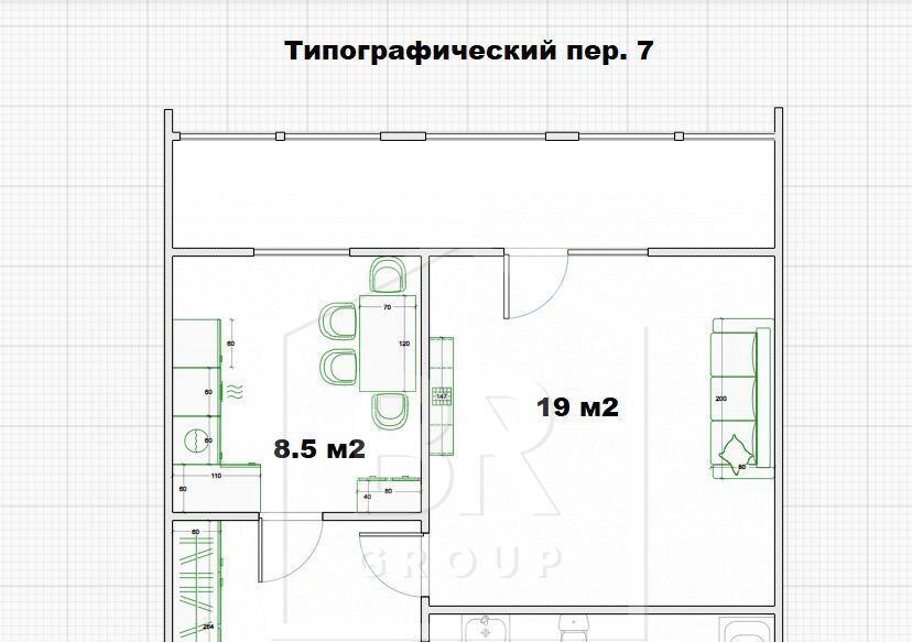 квартира р-н Приозерский п Сосново пер Типографский 7 Сосновское сельское поселение фото 2