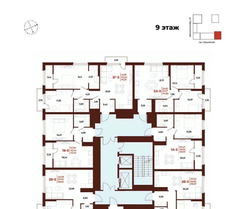 квартира г Пенза р-н Октябрьский ЖК «Арбери» фото 2