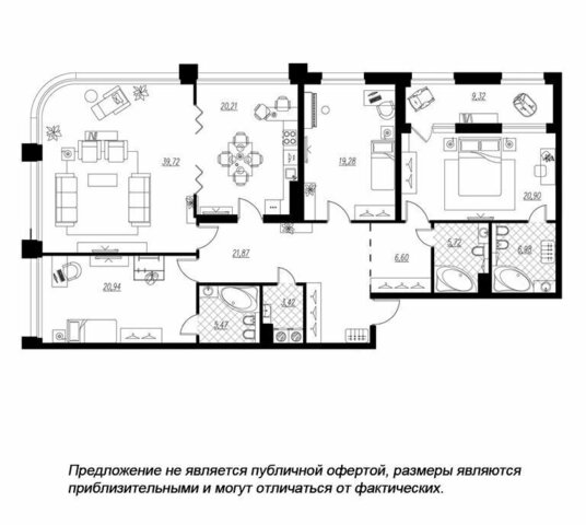 квартира метро Крестовский Остров коса Петровская ЖК «Петровская доминанта» округ Петровский фото