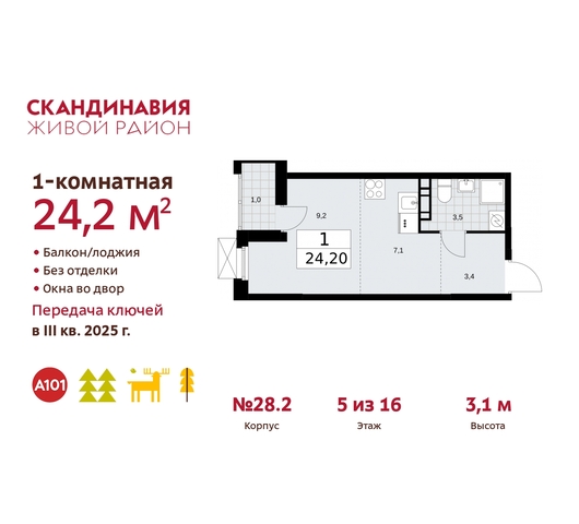 жилой район «Скандинавия» Сосенское, жилой комплекс Скандинавия, 28. 2, Бутово фото