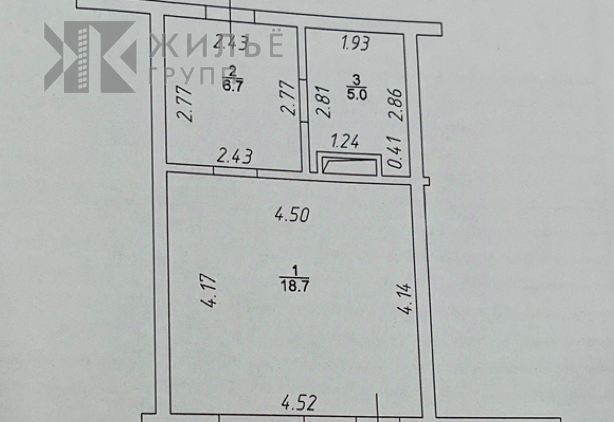 квартира г Казань метро Горки ул Сабира Ахтямова 1к/2 фото 2