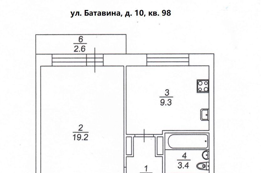 квартира г Саратов р-н Ленинский ул им Батавина П.Ф. 10 фото 20