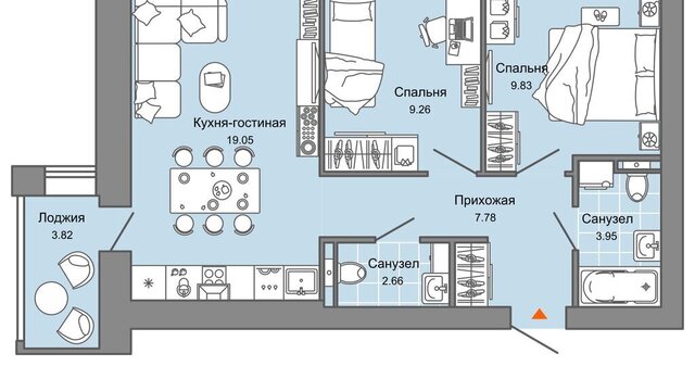 квартира р-н Ленинский ЖК ZNAK жилой комплекс Знак фото