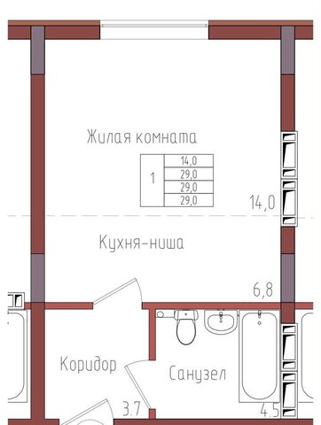 р-н Центральный ул Дубовая аллея 2 ЖК «Теодор Кроне» корп. 1, д. 3А фото