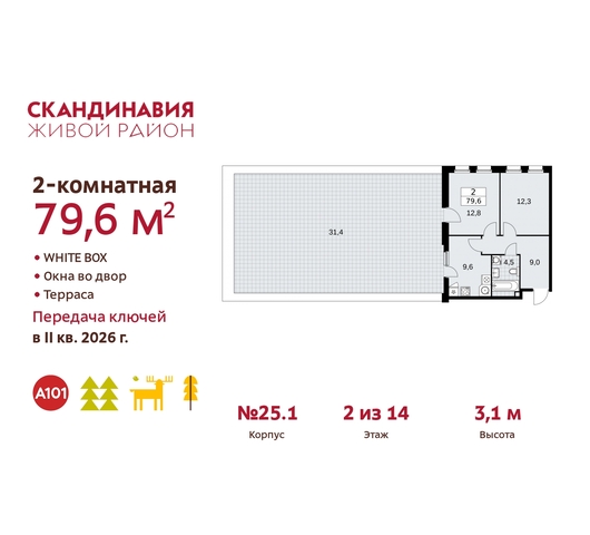 б-р Скандинавский 25/1 жилой район «Скандинавия» Сосенское, Бутово фото