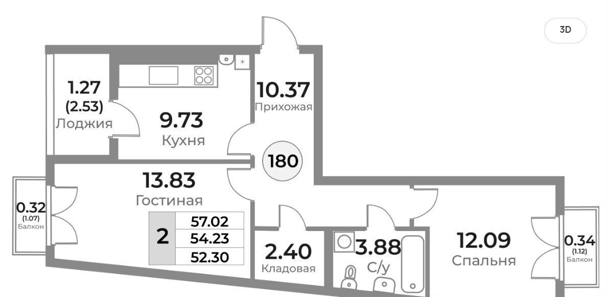 квартира г Калининград р-н Ленинградский ул Пригородная ЖК «Легенды Девау» жилой дом фото 2