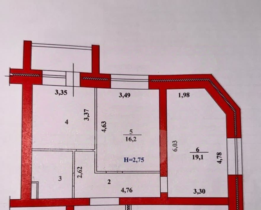 квартира г Волгоград р-н Краснооктябрьский ул им. Базарова 2 фото 10