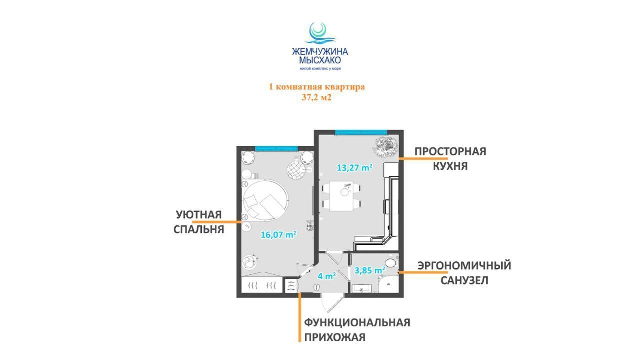 квартира г Новороссийск с Мысхако ул Шоссейная 27 корп. 5 фото 1