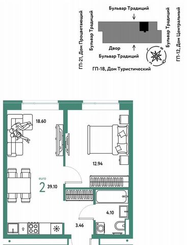 р-н Калининский ул Андрея Кореневского 3 корп. 1 фото