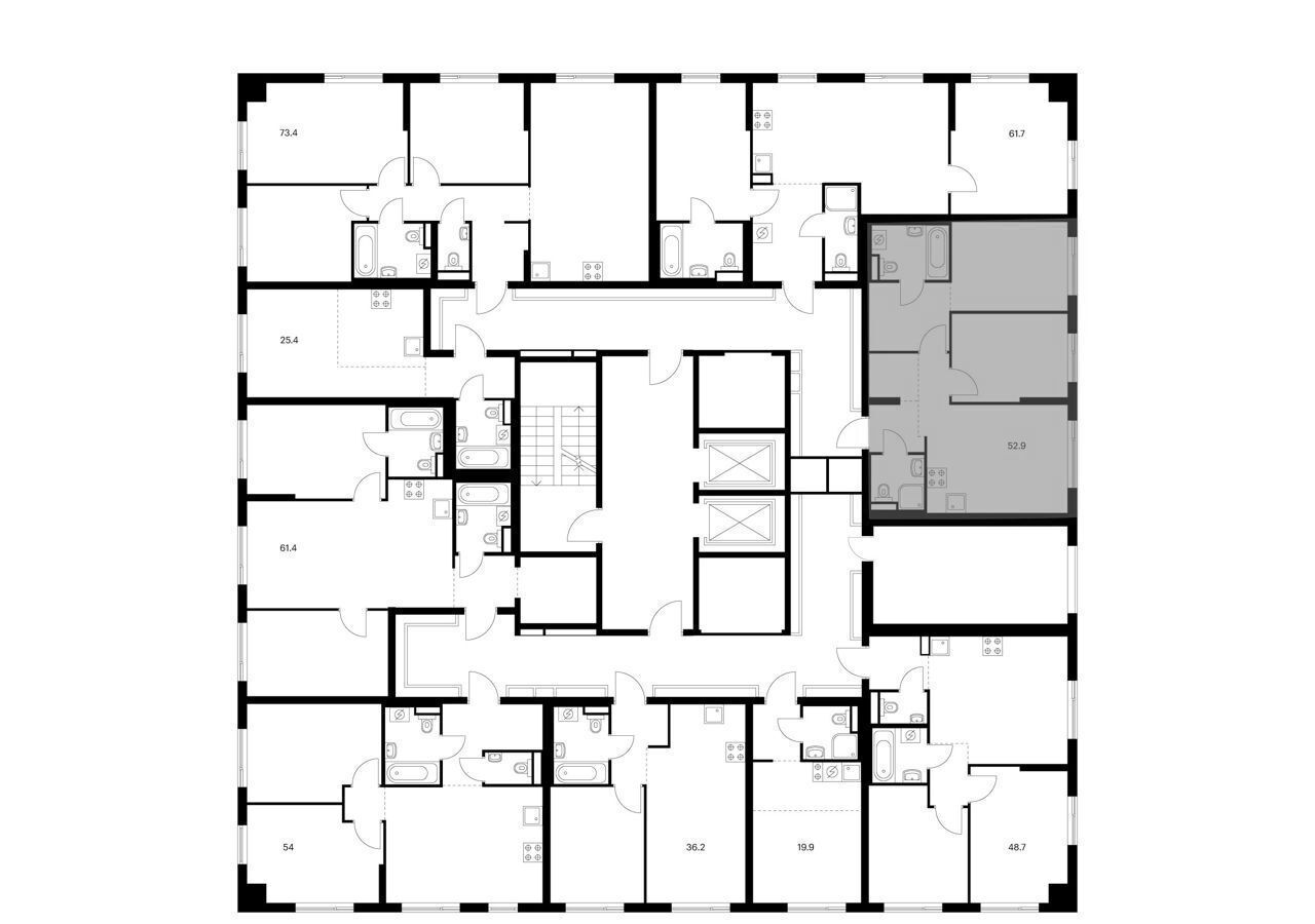 квартира г Зеленоград пер Георгиевский Зеленоград-Крюково, корп. 6. 5 фото 2