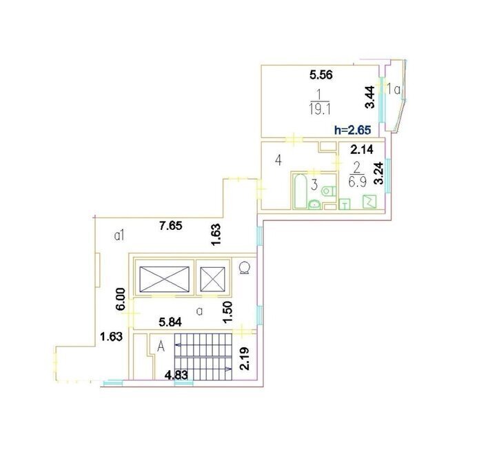 квартира г Москва метро Щербинка ул Захарьинские Дворики 1к/2 фото 10