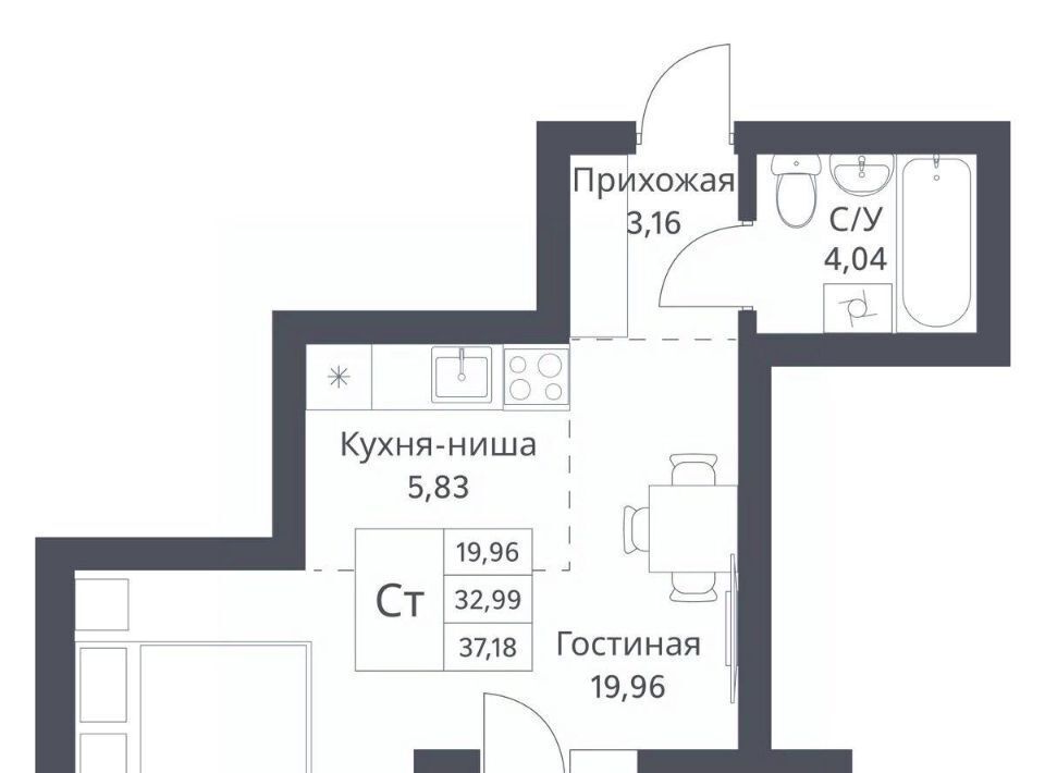 квартира г Новосибирск Заельцовская ул Игарская 40/1 фото 1