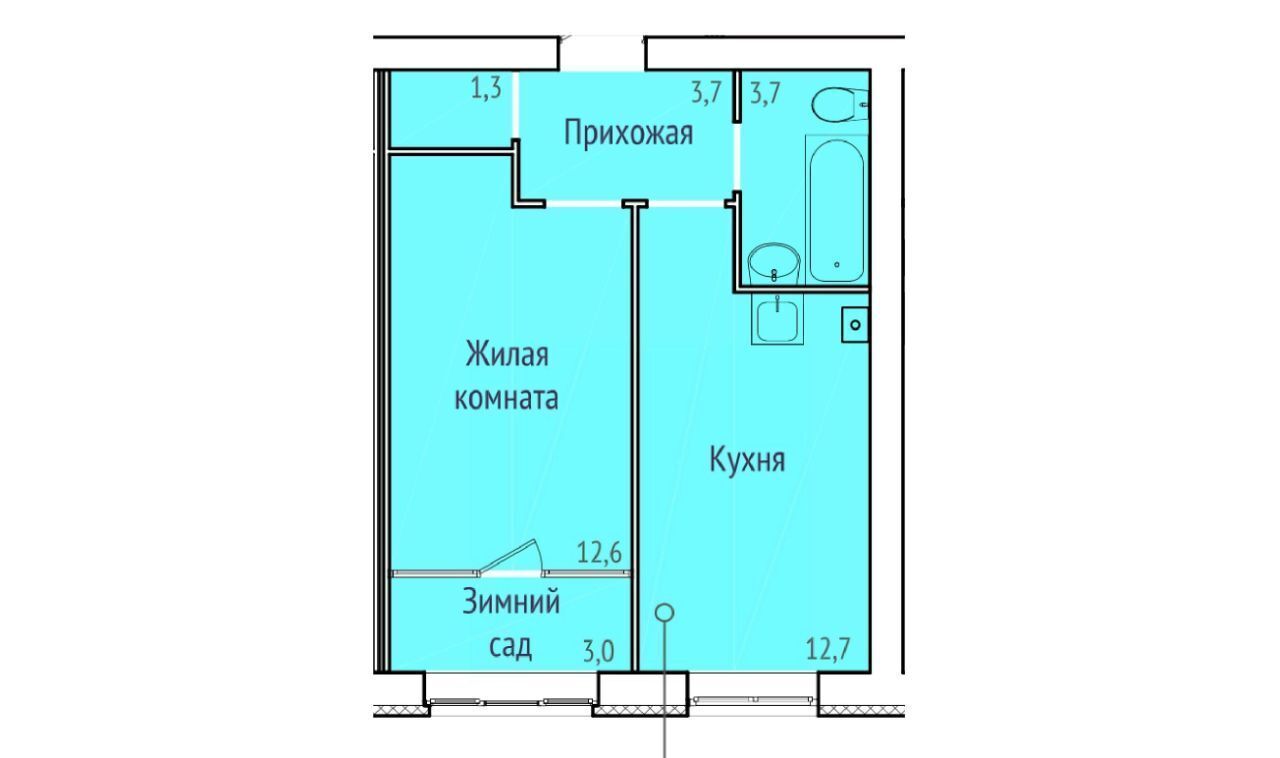 квартира р-н Ивановский г Кохма микрорайон «Просторный» фото 1