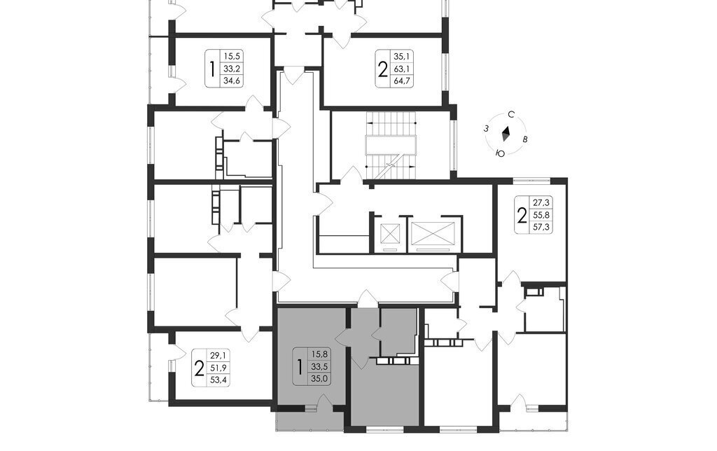 квартира г Воронеж ул Шишкова 140б/21 фото 15