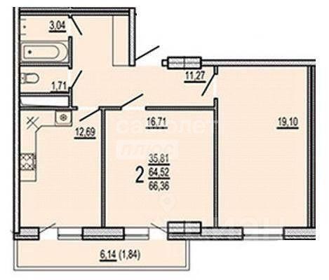 квартира г Краснодар ул Кореновская 2/3 фото 2
