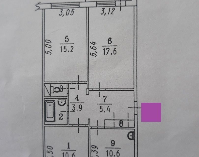 комната г Омск ул Багратиона 82а Омский район фото 4