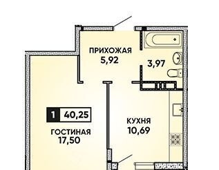 квартира г Краснодар р-н Прикубанский ул им. Героя Яцкова И.В. 19к/1 фото 10