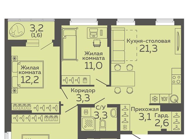микрорайон Новокольцовский Ботаническая Новокольцовский жилой комплекс, 3 фото