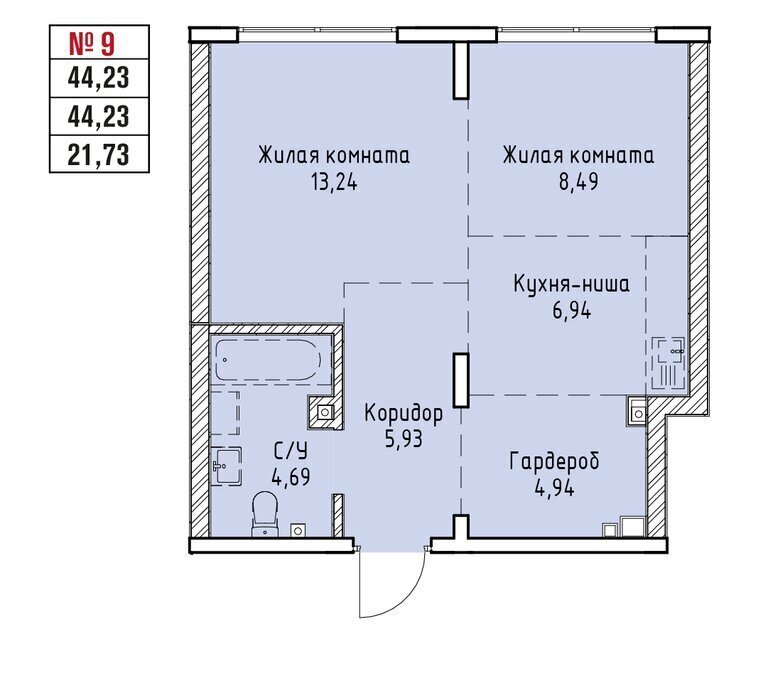 квартира г Иркутск ул Култукская ЖК «Стрижи Сити» Правобережный административный округ фото 1