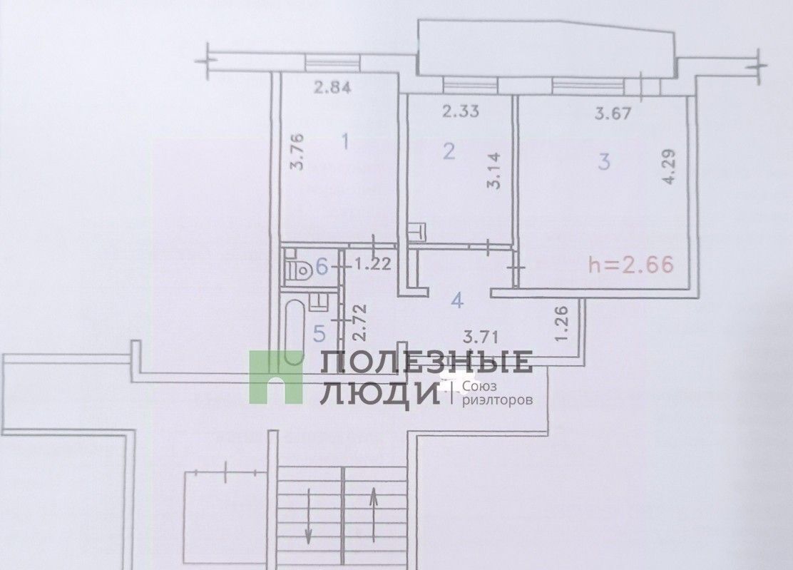 квартира г Улан-Удэ р-н Октябрьский ул Строителей 42 фото 2