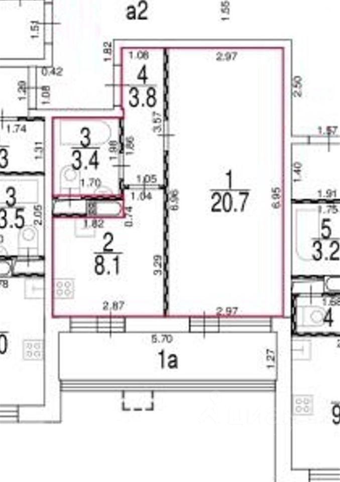 квартира г Москва ЗАО Фили-Давыдково ул Кастанаевская 65 Московская область фото 5