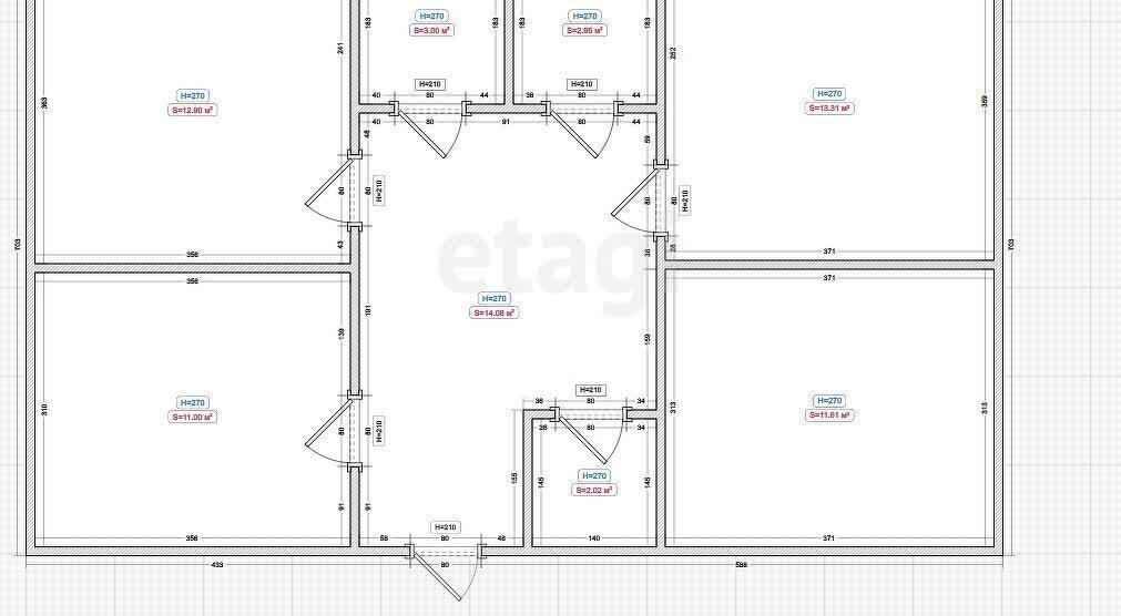 квартира г Назрань ул Новая 31 ЦАО фото 20