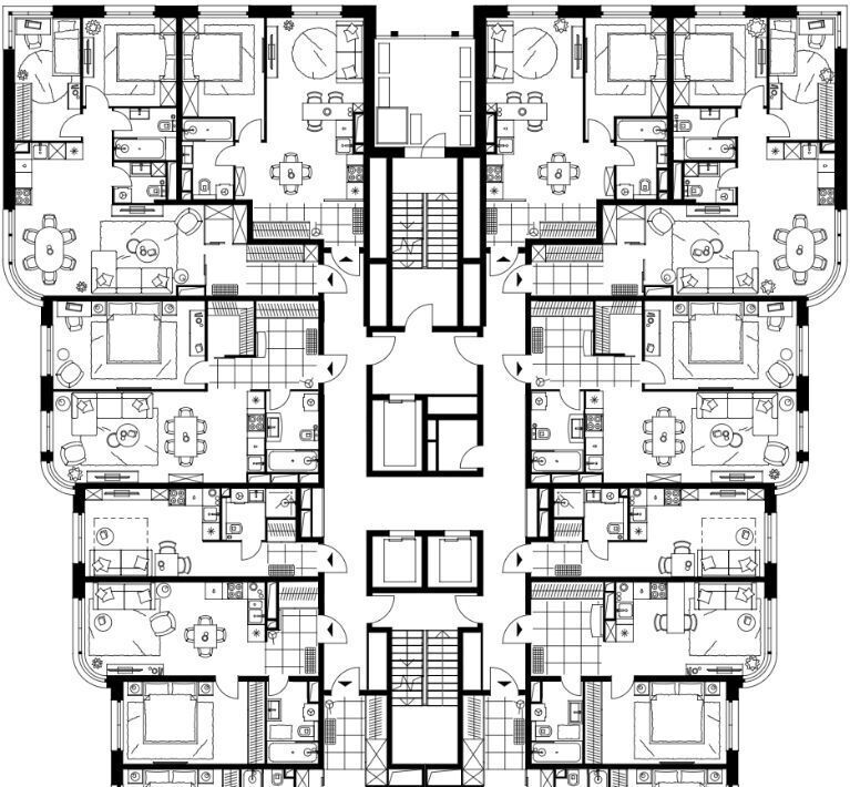 квартира г Москва метро Тушинская ш Волоколамское 81/2с 3 апарт-комплекс «Level Стрешнево» муниципальный округ Покровское-Стрешнево фото 22