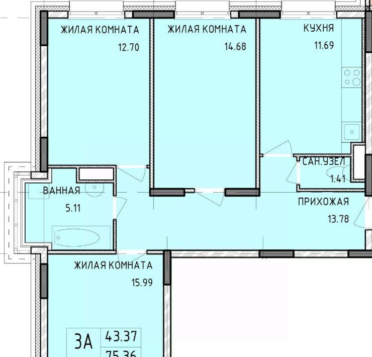 квартира г Тула р-н Центральный ул Рязанская 23 Центральный территориальный округ фото 1