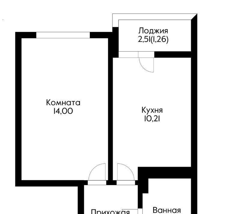 квартира г Краснодар р-н Прикубанский мкр им Петра Метальникова ул им. Петра Метальникова 3/1к 1 ЖК Акварели фото 6