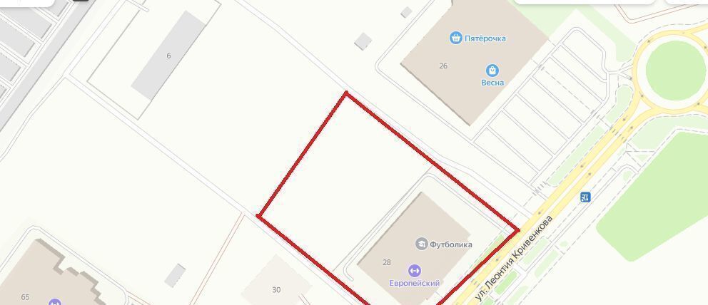 офис г Липецк р-н Октябрьский ул Леонтия Кривенкова 28 фото 1