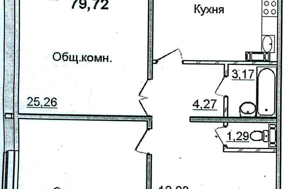 квартира г Новосибирск р-н Октябрьский Татьяны Снежиной, 46/1, Новосибирск городской округ фото 2