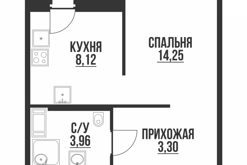 квартира г Кудрово Северное Кудрово пр-кт Строителей 5 ЖК iD Kudrovo Заневское городское поселение фото 7