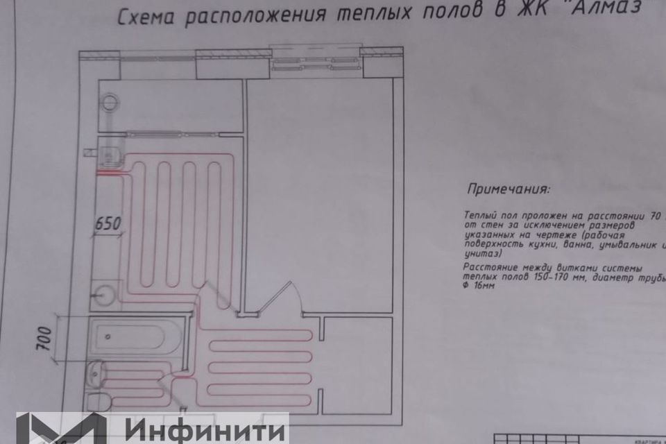 квартира г Ставрополь р-н Промышленный ул Алмазная 20/3 Ставрополь городской округ фото 9