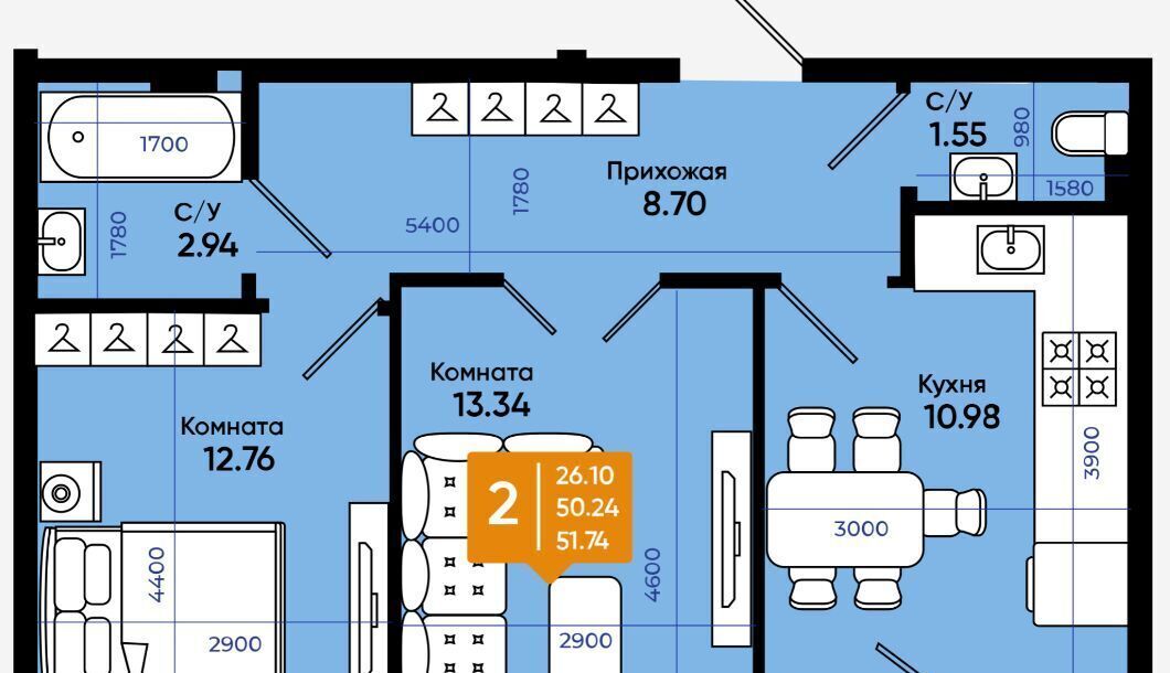 квартира г Батайск ул Комсомольская 133к/1 фото 1
