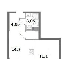 квартира г Санкт-Петербург ш Московское 3к/5 апарт-комплекс NEOPARK Звездная фото 15