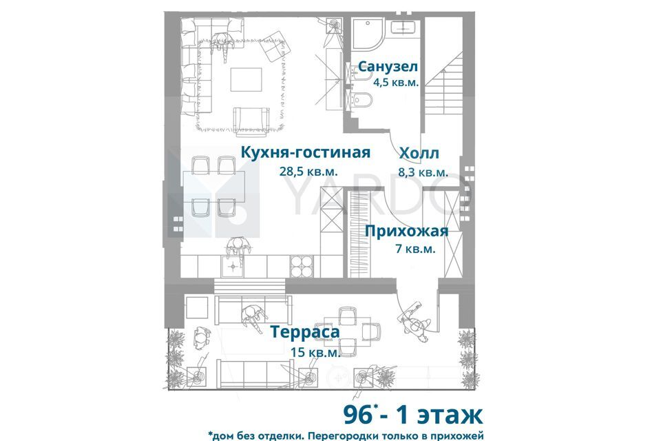 дом р-н Рамонский д Новоподклетное ул Гангутская 39 Яменское сельское поселение фото 6