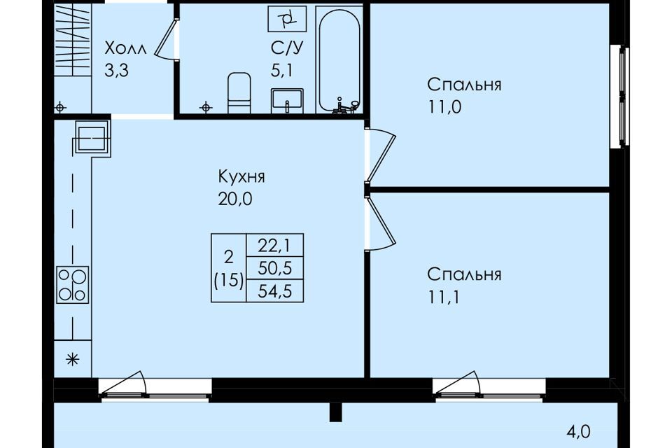 квартира р-н Гатчинский г Коммунар Жилой комплекс Новая страница фото 1