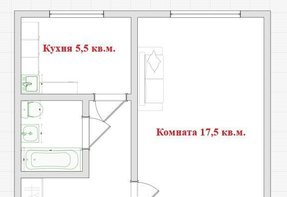 квартира г Ярославль р-н Дзержинский ул Громова 46 фото 13