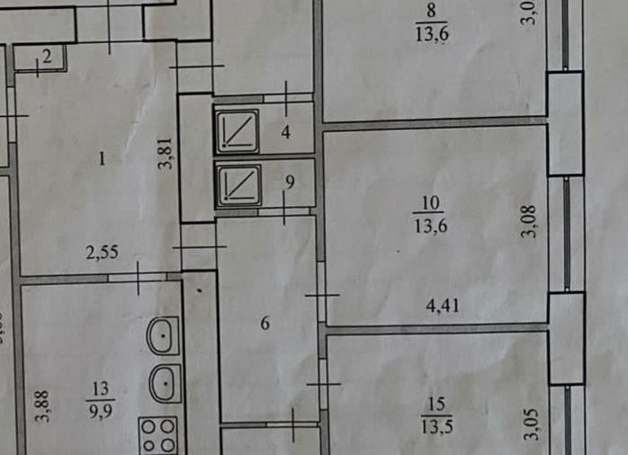 квартира г Волгоград р-н Краснооктябрьский ул им. маршала Еременко 116 фото 8