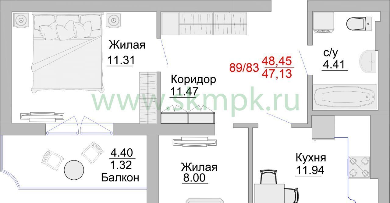 квартира г Пионерский ул Портовая 5 Апарт-отель «Пионерский» фото 1