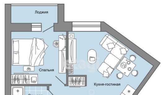 квартира ул. Архитектора Сергея Макарова, 6/2, Завьяловский район, с. Первомайский фото 17