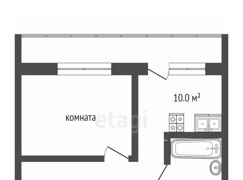 квартира г Пермь р-н Дзержинский ш Космонавтов 86а фото 16