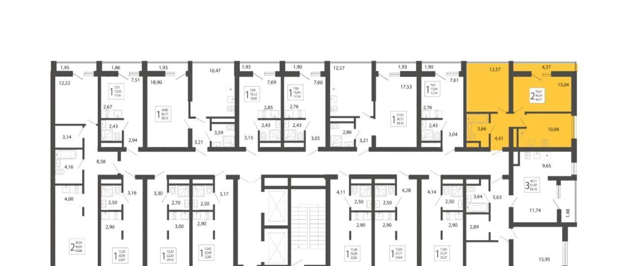 квартира г Сочи р-н Хостинский микрорайон Бытха ул Ясногорская 16/2к 7 фото 2