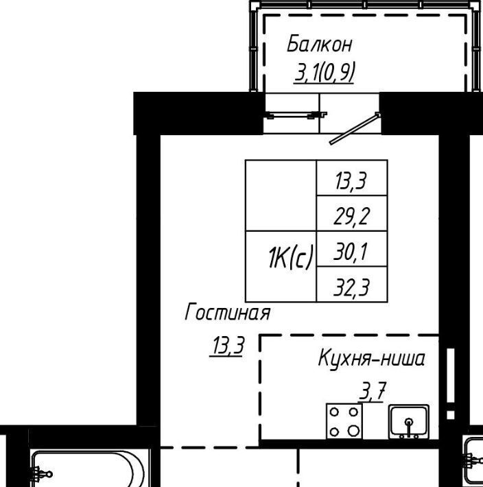 квартира г Барнаул р-н Центральный ул Чернышевского 189к/3 фото 1