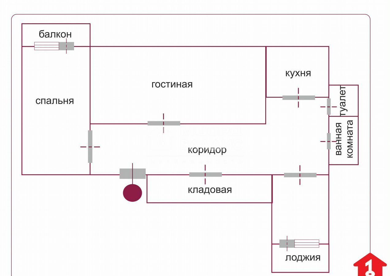 квартира г Омск р-н Кировский ул Дианова 16к/2 Кировский АО фото 29