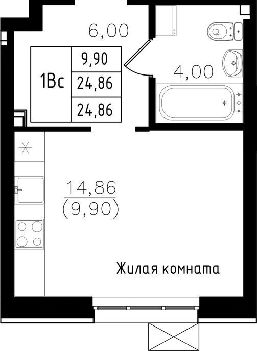 квартира г Казань р-н Авиастроительный Северный Вокзал фото 1