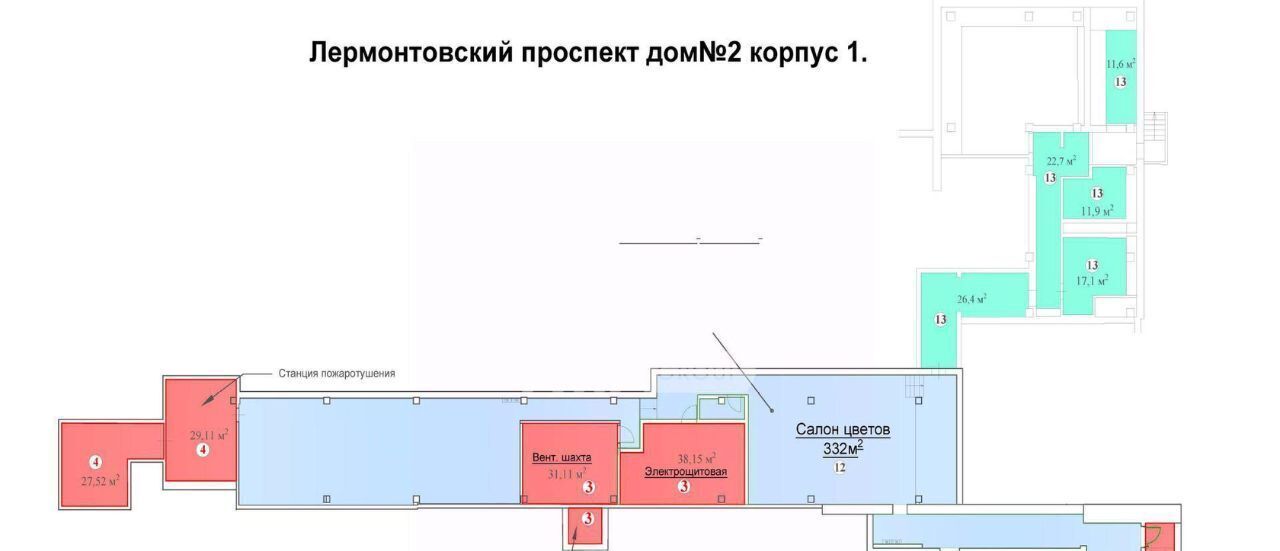 торговое помещение г Москва метро Лермонтовский проспект пр-кт Лермонтовский 2к/1 муниципальный округ Выхино-Жулебино фото 10