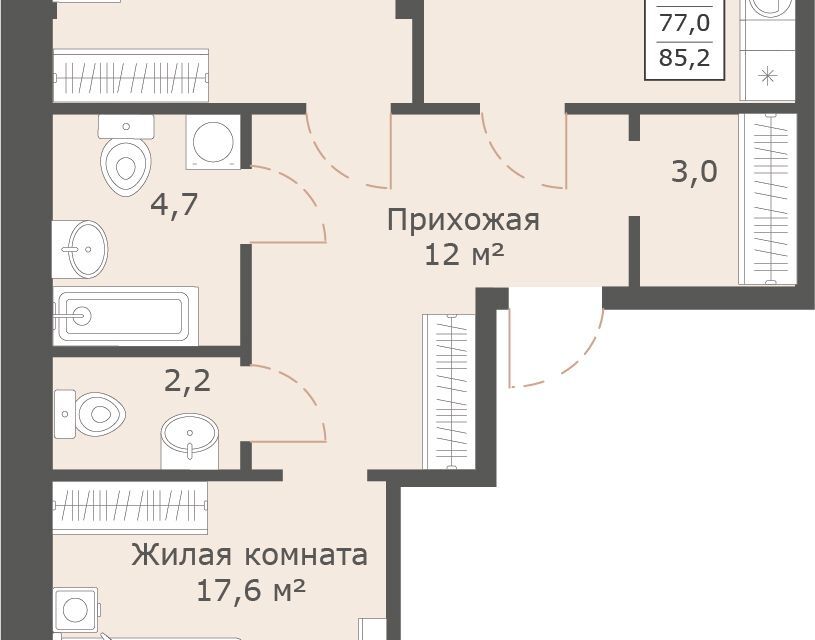 квартира г Ставрополь р-н Ленинский ул Ленина 224 Ставрополь городской округ фото 1