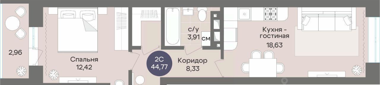 квартира г Новосибирск Речной вокзал Академгородок ул Рубиновая 13 фото 1