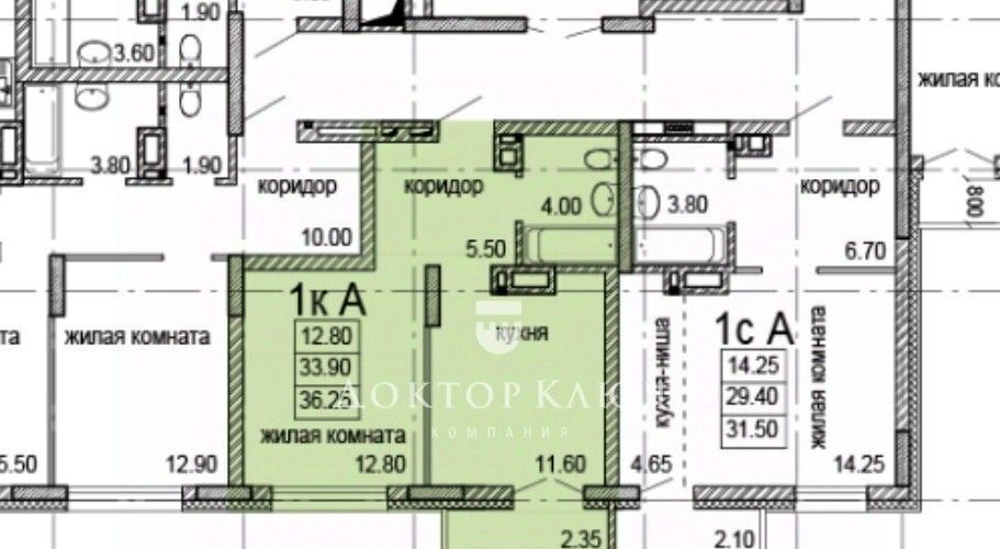 квартира г Новосибирск Берёзовая роща ул Королева 4 фото 4